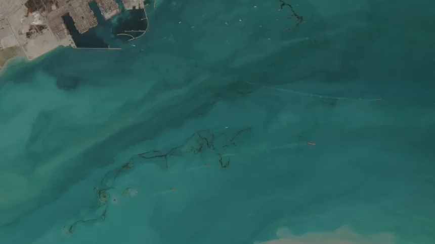 Derrame de petróleo en el Golfo Pérsico